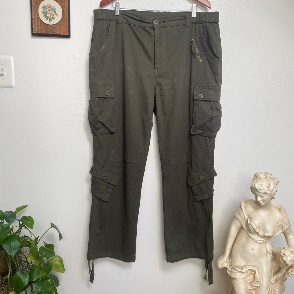 Military Green Cargo Pants